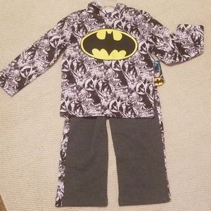 NWT Boys DC Comics "Batman" 2 Pc. Outfit Size 4